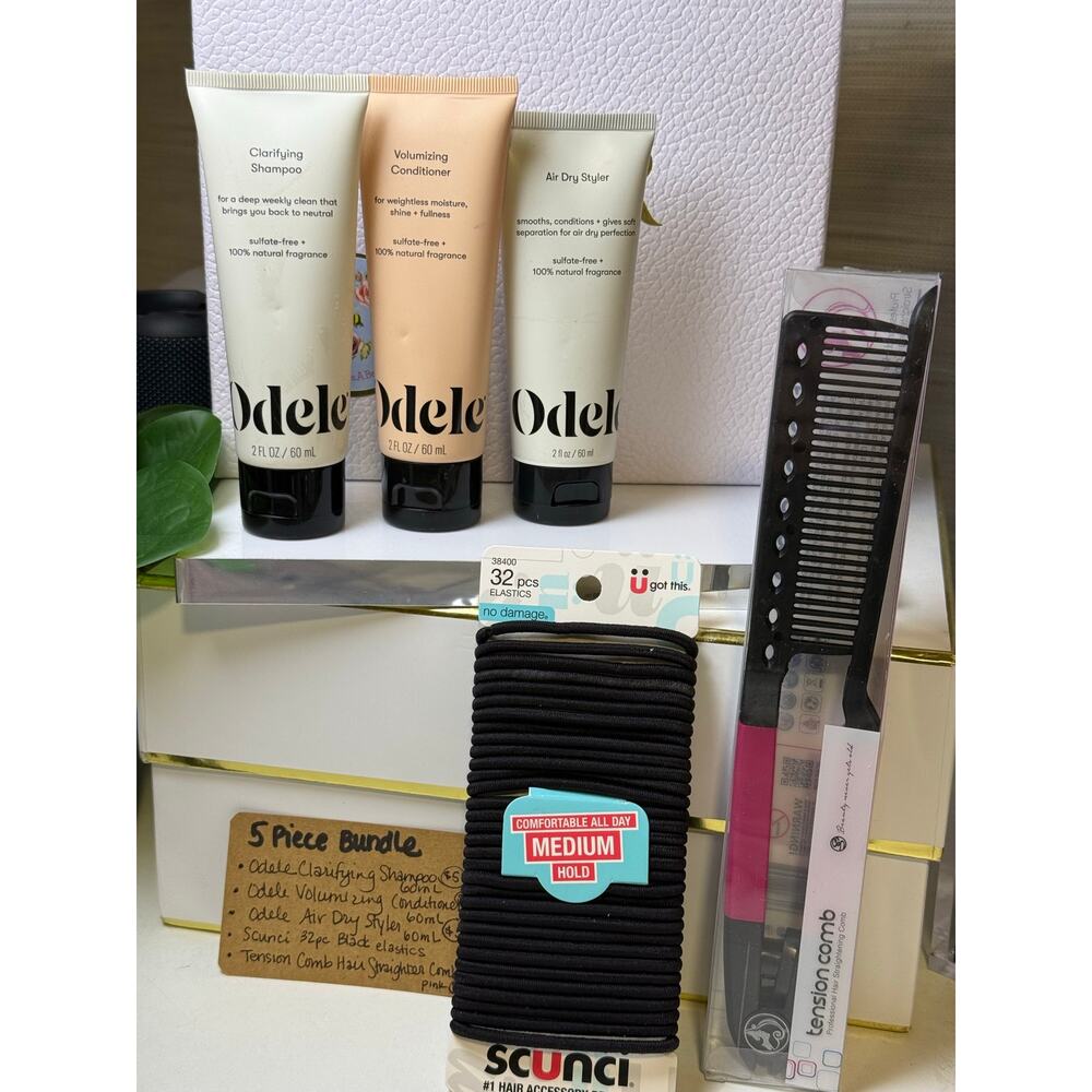 Odele, Wet Brush & Tension Comb 5 Piece Bundle - NEW / SEALED